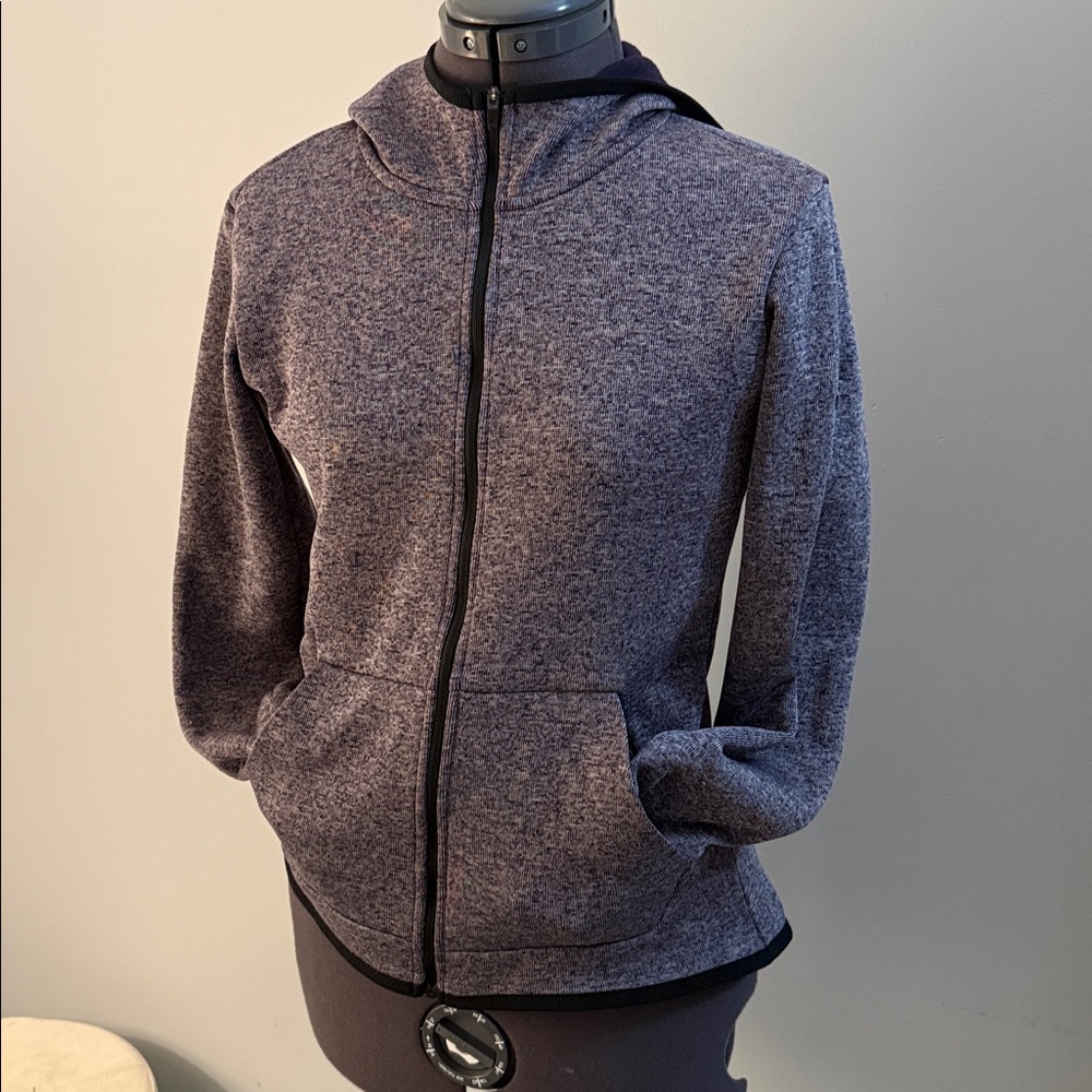 Nike Womens Sweater Purple Hoodie Full Zip Dri Fit - Picture 5 of 9
